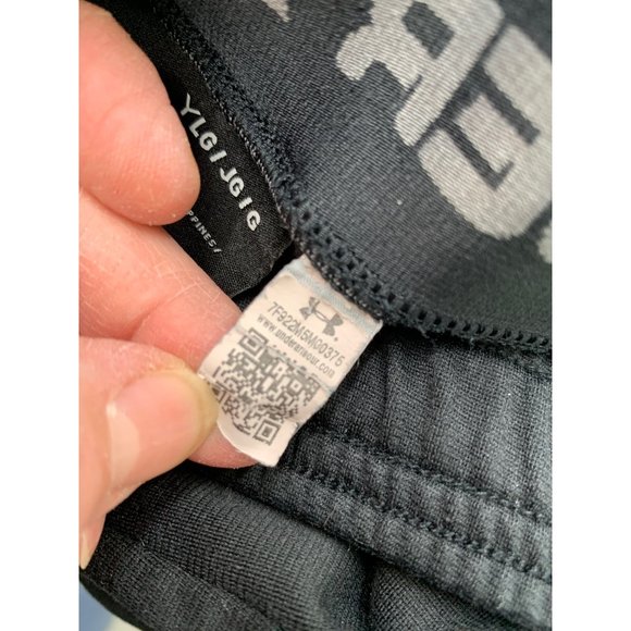 Under Armour Youth Kids LG Loose Black Gray STYLE 299365 Pockets - Picture 8 of 10